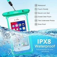 FONKEN wodoodporny futerał na telefon Iphone Samsung Xiaomi pływanie suchy worek podwodny futerał wodoodporny worek telefon komórkowy Coque Cover 3